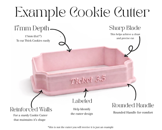 Sucker Lollipop Cookie Cutter