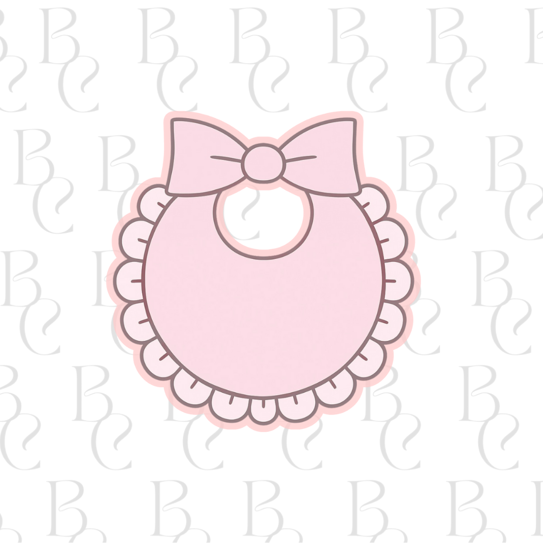 Ruffle Bib With Bow
