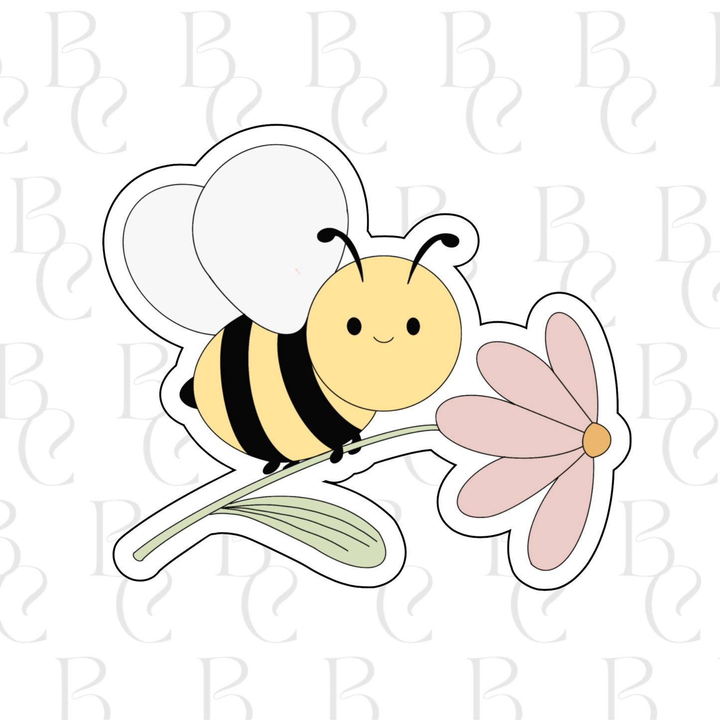 Bee With Flower