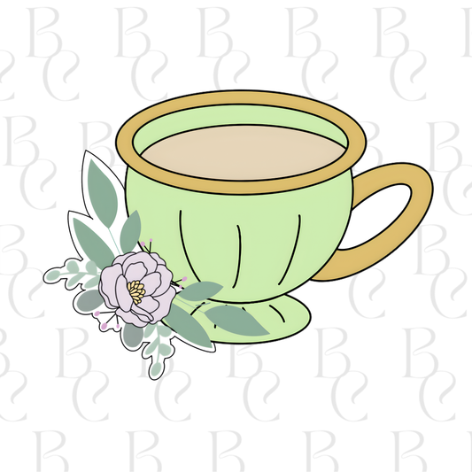 Teacup with Floral No 2