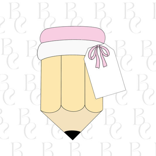 Chunky Pencil W/ Gift Tag