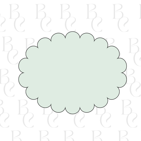 Scalloped Oval