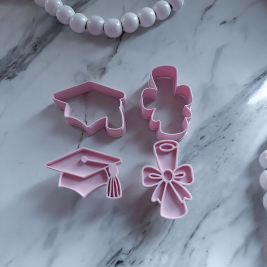 Graduation Cap & Dipolma Embosser  Set