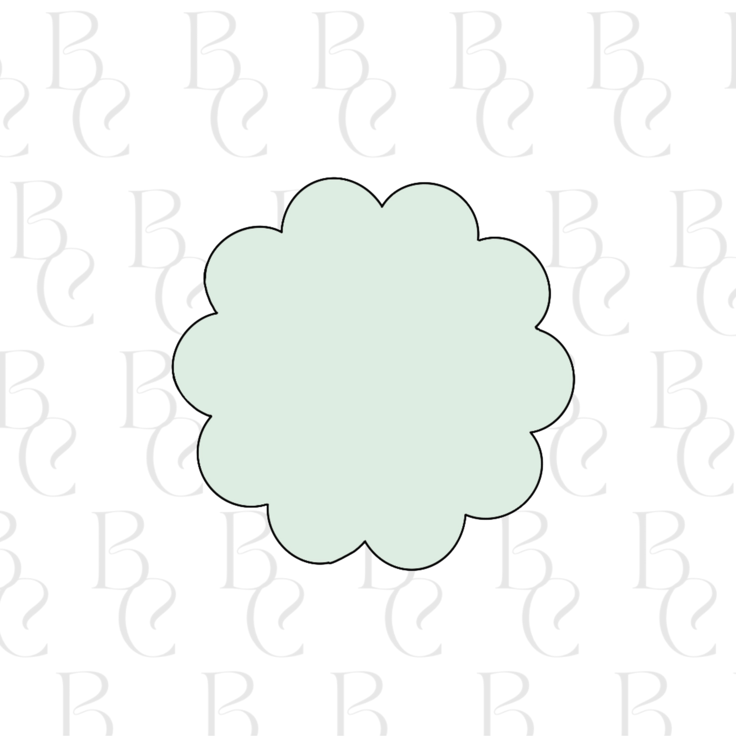 Scalloped Circle