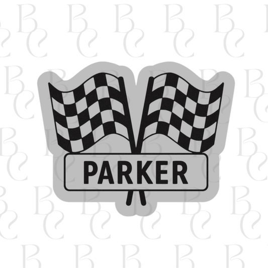Checkered Flag Plaque