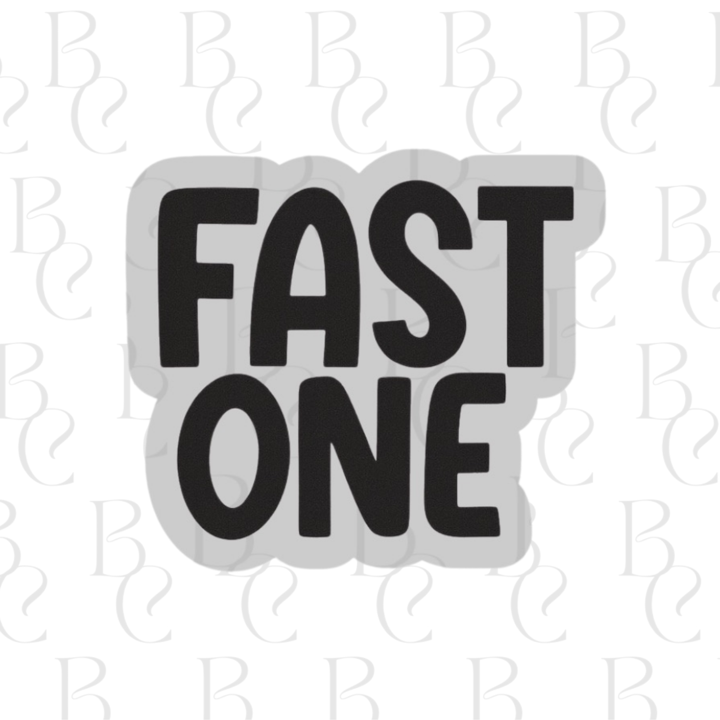 Fast One Plaque