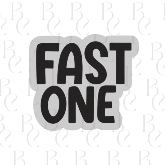 Fast One Plaque