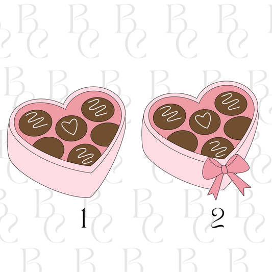 Heart Chocolate Box Cookie Cutter