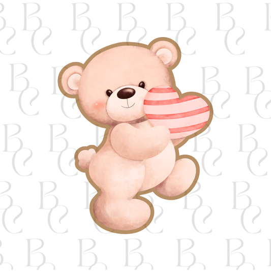 Bear Holding Heart