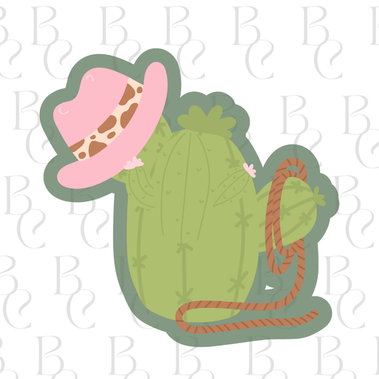 Cactus With Hat and Rope