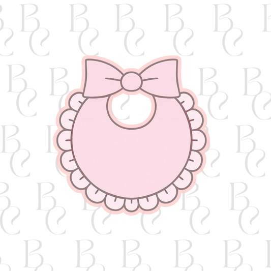 Ruffle Bib With Bow