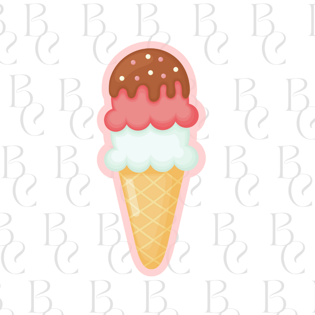 Two Scoop Ice cream Cone