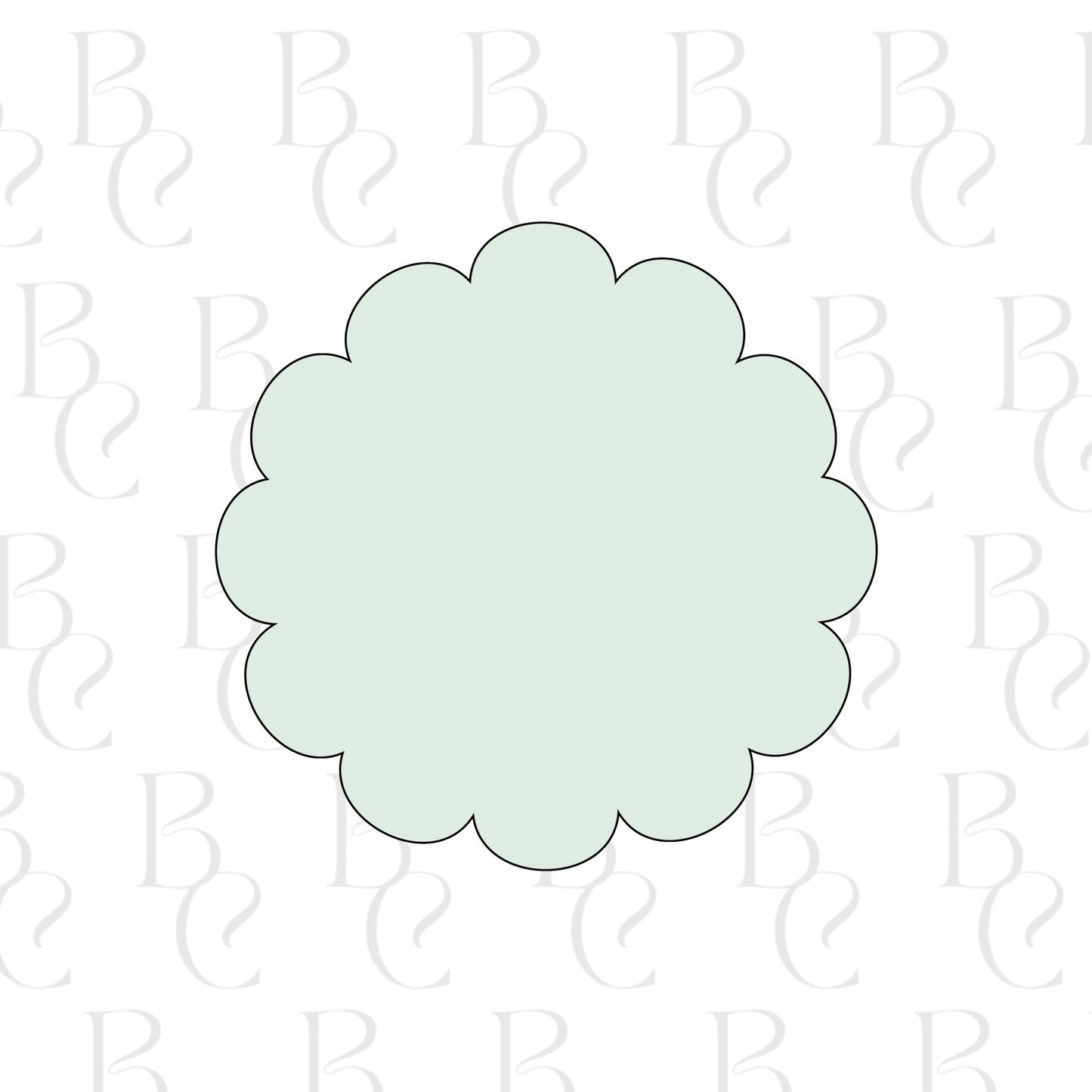 Scalloped Circle No.2